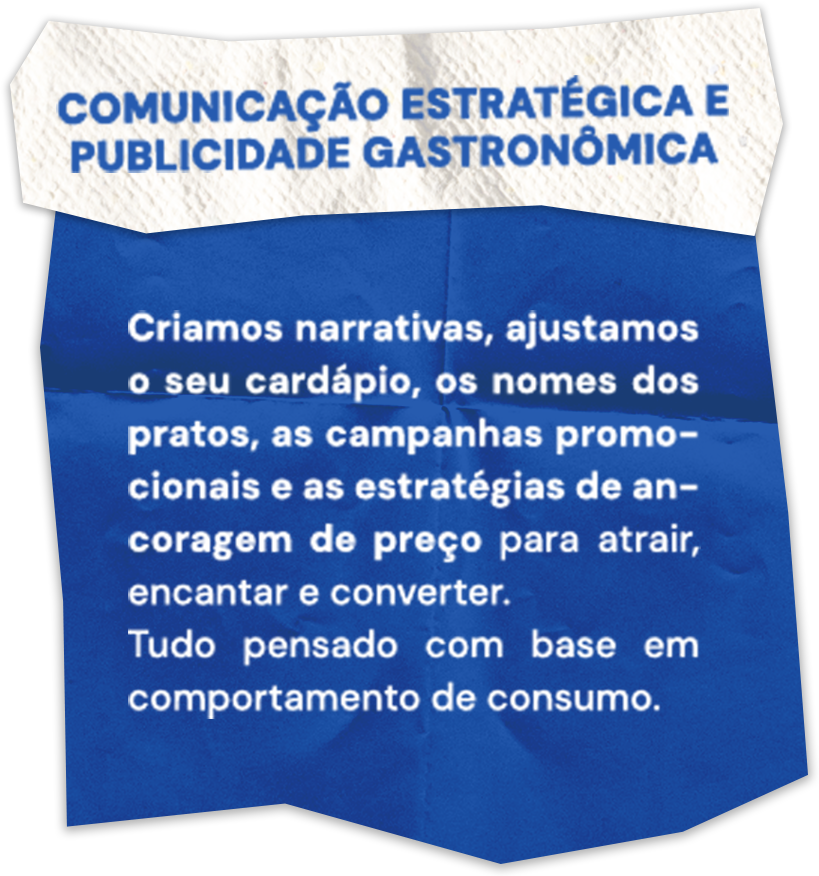 Comunicação Estratégica e Publicidade Gastronômicam